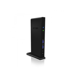 ICY BOX USB 3.2 Type-A 3.5mm Dockingstation IB-DK2241AC