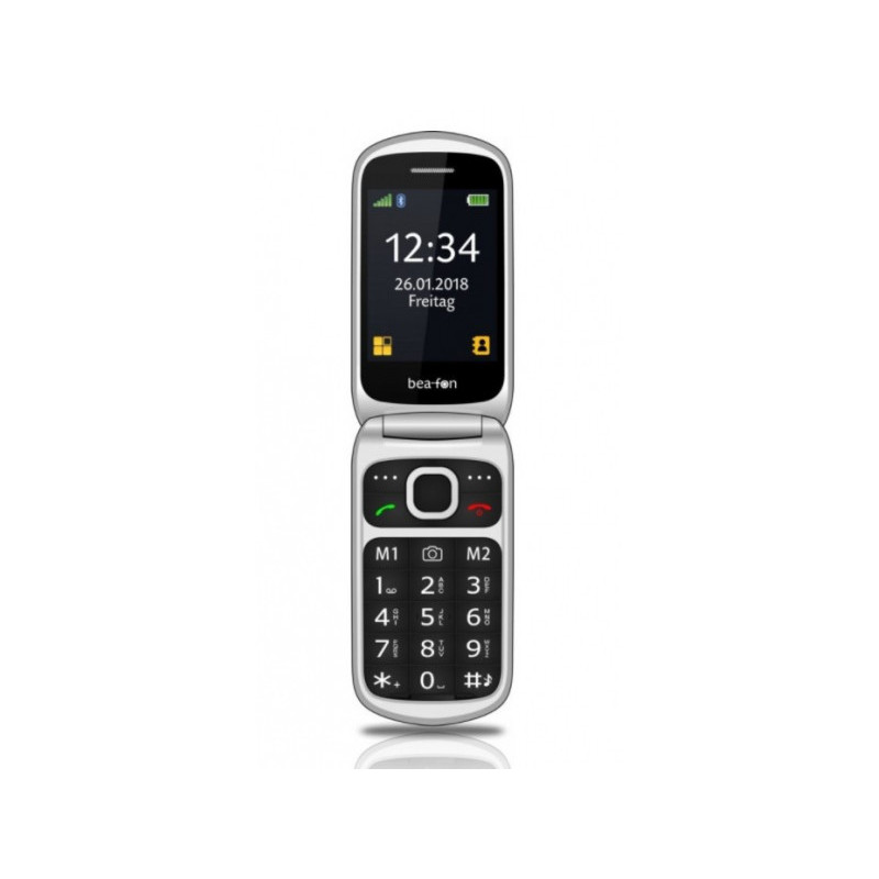 Bea-fon SL645 Single SIM 2.8 3MP 1000mAh Schwarz Silber SL645_EU001B Bea-fon SL645 Single SIM 2.8 3MP 1000mAh Schwarz Silber SL645_EU001B