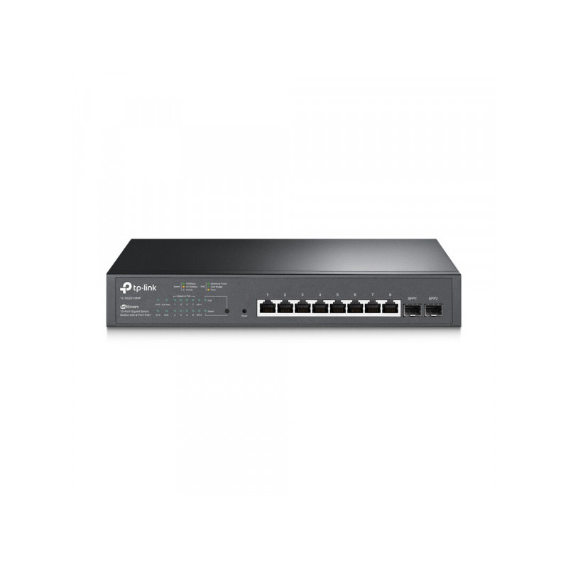 TP-LINK 10-Port Gigabit Smart PoE Switch 8-Port PoE+ TL-SG2210MP TP-LINK 10-Port Gigabit Smart PoE Switch 8-Port PoE+ TL-SG2210MP