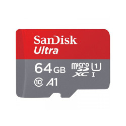SanDisk Ultra 64GB microSDXC 140MB/s+SD Adapter SDSQUAB-064G-GN6I