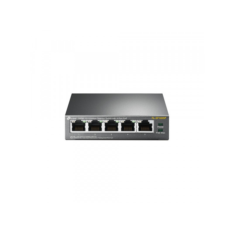 TP-LINK TL-SF1005P - Non-géré - Fast Ethernet (10/100) - Full duplex - Connexion Ethernet - supporta TP-LINK TL-SF1005P - Non-géré - Fast Ethernet (10/100) - Full duplex - Connexion Ethernet - supporta