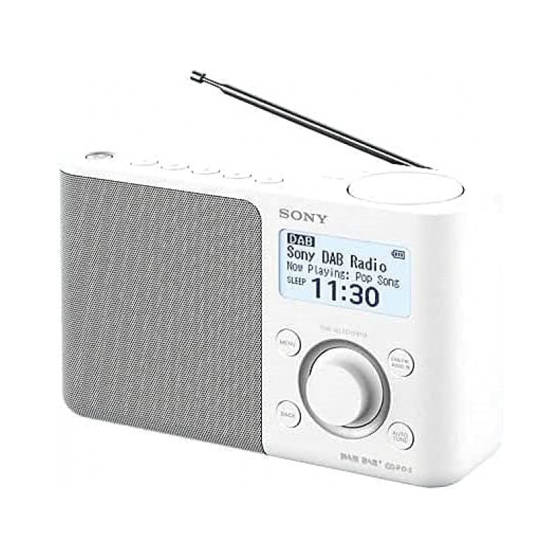 Sony Radio numérique DAB.DAB+.FM.PLL - 87.5 - 108 MHz - 1-voie - 8 cm - LCD XDRS61DW.EU8