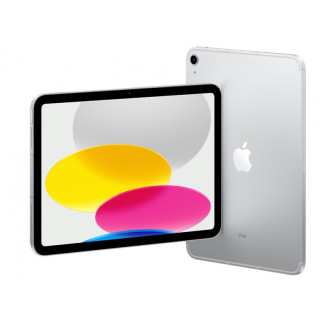 Apple iPad 10.9 Wi-Fi + Cellular 64GB Silver 2022 10th Gen. MQ6J3FD/A