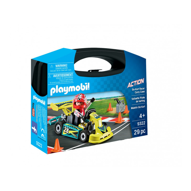 Playmobil Action - Valisette Pilote de karting (9322)