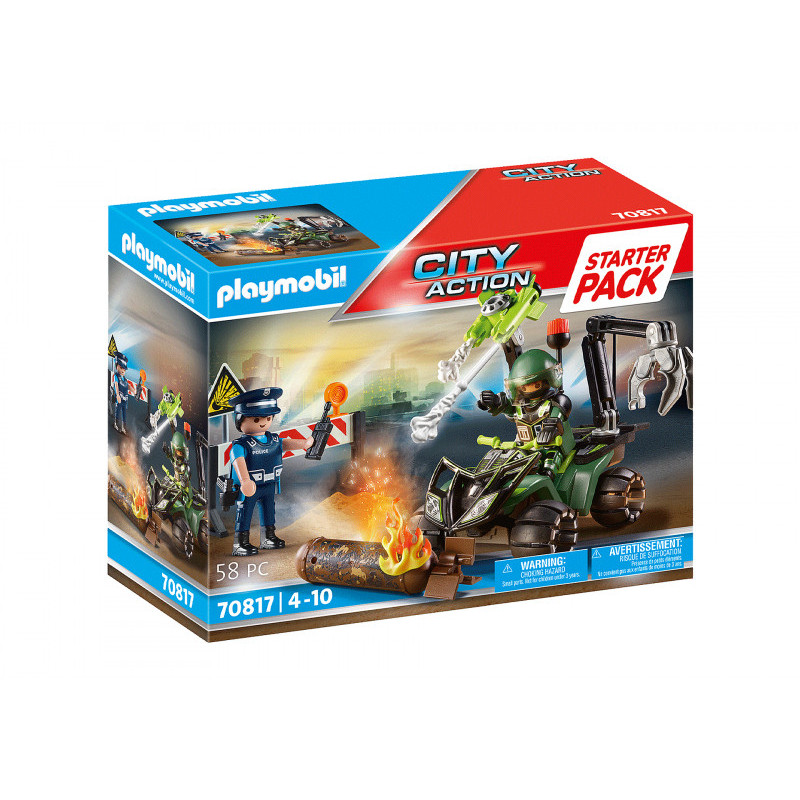 Playmobil City Action - Starter Pack Policier et démineur (70817) Playmobil City Action - Starter Pack Policier et démineur (70817)