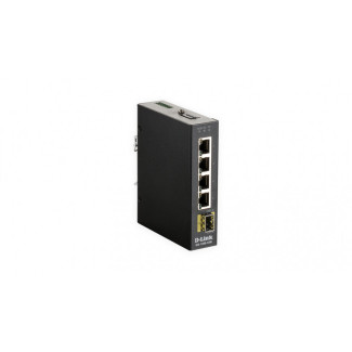 D-LINK DIS-100G-5SW 5-Port Unmanaged L2 Gigabit Ind - DIS-100G-5SW