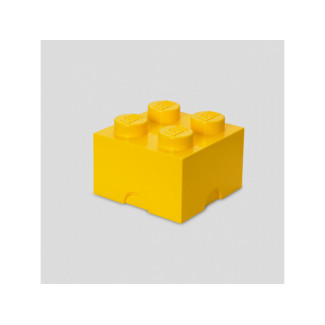 LEGO Brique de rangement 4 plots jaune (40031732)