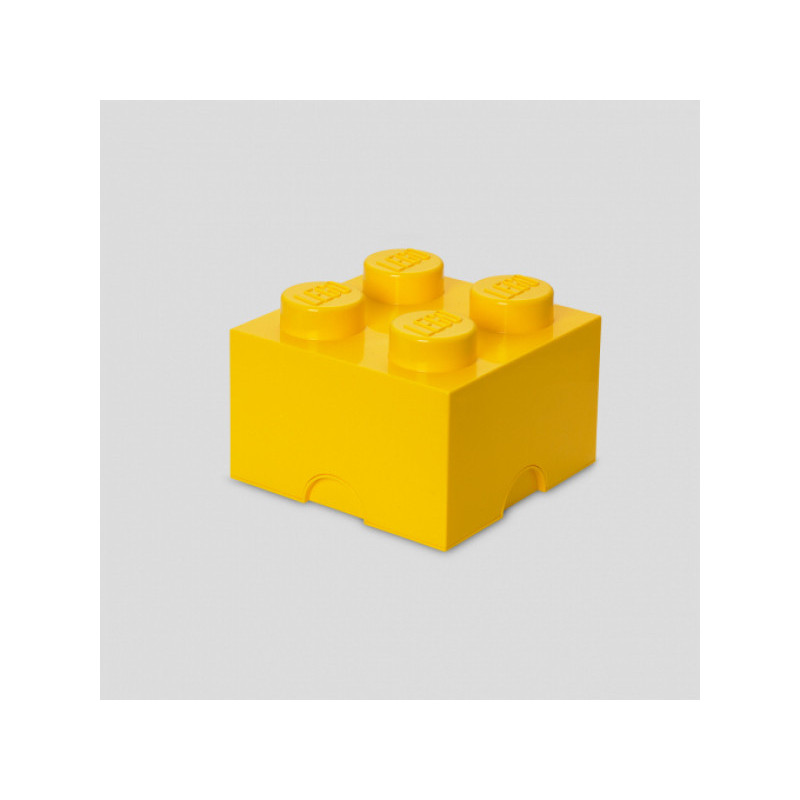 LEGO Brique de rangement 4 plots jaune (40031732)