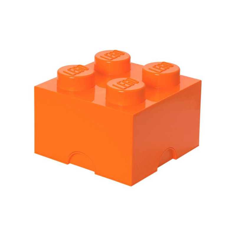 LEGO Brique de rangement 4 plots orange (40031760)