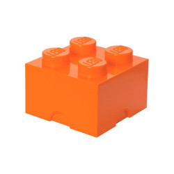 LEGO Brique de rangement 4 plots orange (40031760)