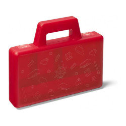 LEGO Stockage - Boîte de tri rouge transparente (5005769)