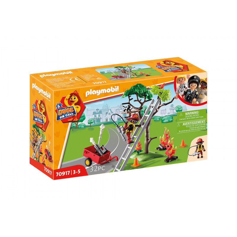 Playmobil Duck on Call - Pompier et chat (70917)