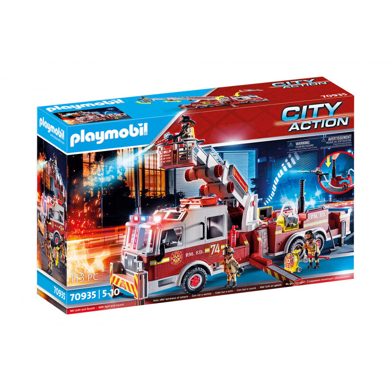 Playmobil City Action - Camion de pompiers avec échelle (70935) Playmobil City Action - Camion de pompiers avec échelle (70935)