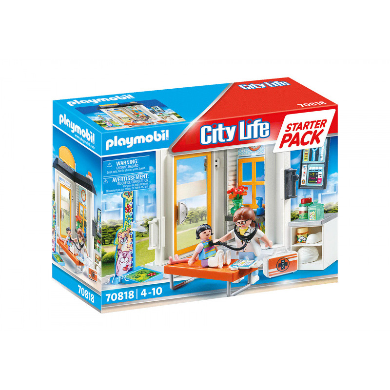 Playmobil City Action - Starter Pack Cabinet de pédiatre (70818) Playmobil City Action - Starter Pack Cabinet de pédiatre (70818)