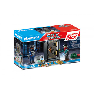 Playmobil City Action - Policier avec cambrioleur de coffre-fort (70908)