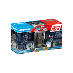 Playmobil City Action - Policier avec cambrioleur de coffre-fort (70908)