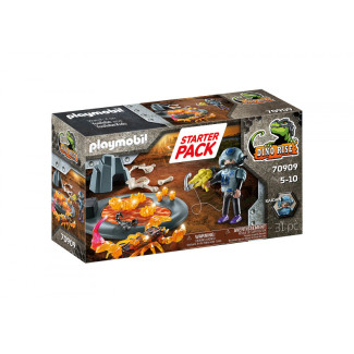 Playmobil Dino Rise - Starter Pack Agent avec Scorpion de feu (70909)