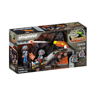 Playmobil Dino Rise - Véhicule de tir pour Dino Mine (70929)