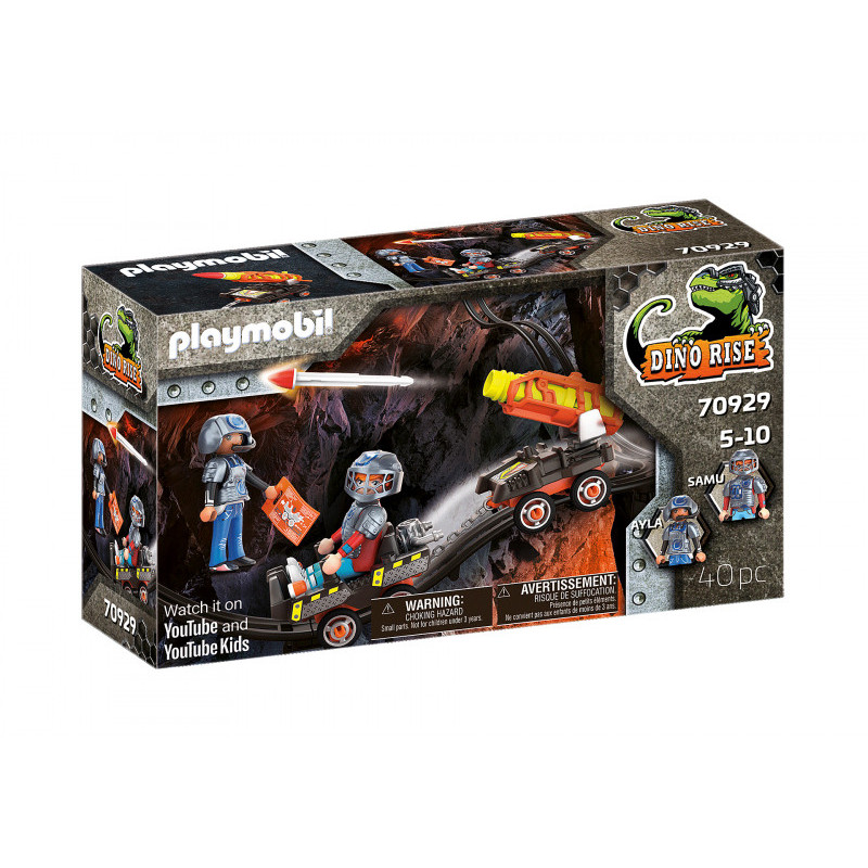 Playmobil Dino Rise - Véhicule de tir pour Dino Mine (70929)
