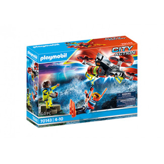 Playmobil City Action - Détresse en mer  récupération du plongeur (70143)