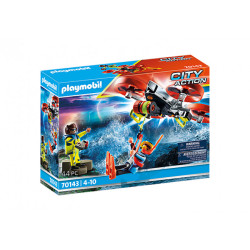 Playmobil City Action - Détresse en mer  récupération du plongeur (70143)
