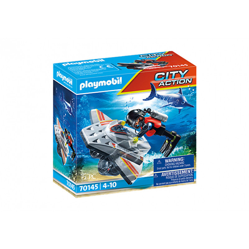 Playmobil City Action - Détresse en mer scooter de plongée (70145) Playmobil City Action - Détresse en mer scooter de plongée (70145)
