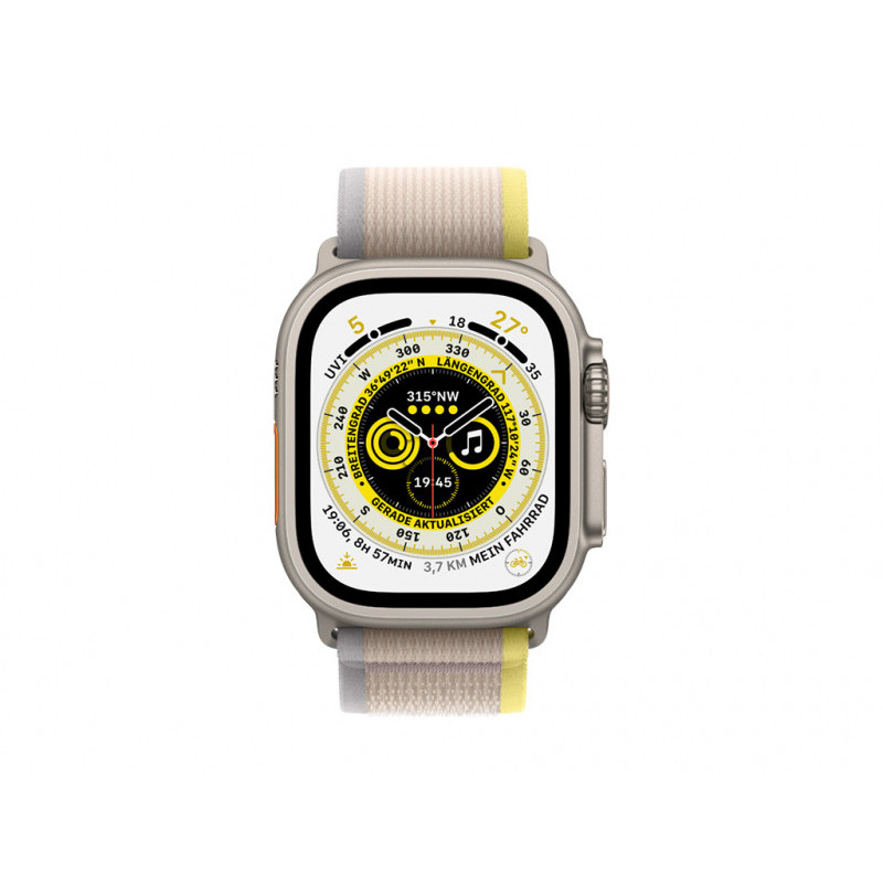 Apple Watch Ultra GPS + Cellular 49mm Titanium Case Yellow/Beige MNHK3FD/A Apple Watch Ultra GPS + Cellular 49mm Titanium Case Yellow/Beige MNHK3FD/A