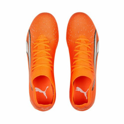 Chaussures de Football pour Adultes Puma Ultra Match Mg Orange Unisexe