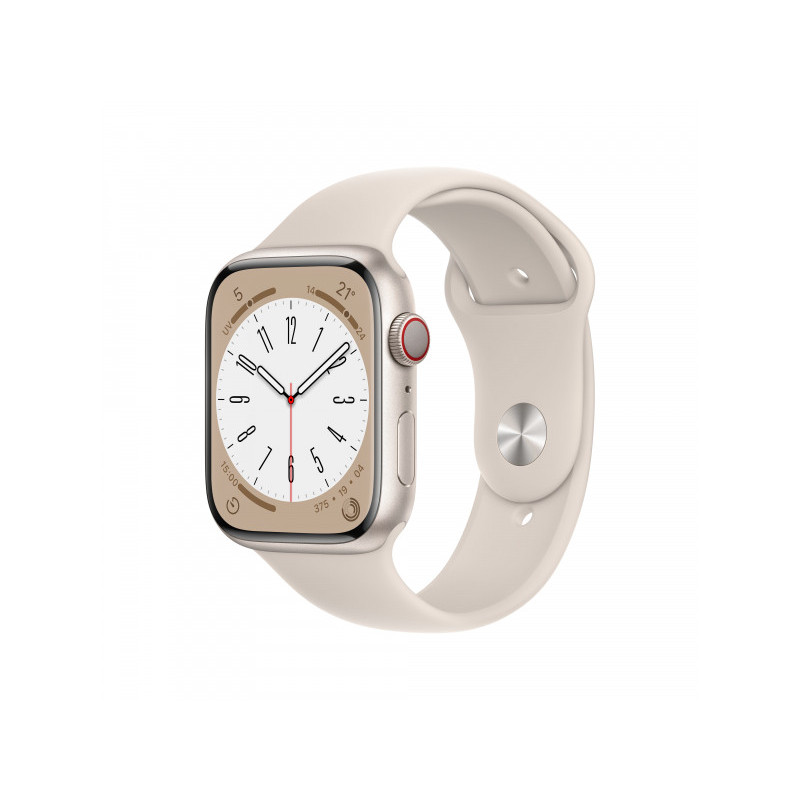Apple Watch Series 8 Aluminium Cellular 44mm Polarstern - MNK73FD/A