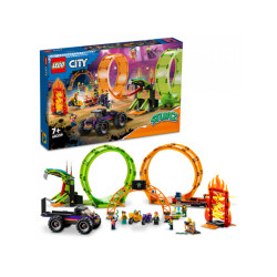 LEGO City - Stuntz L?arène de cascade avec double looping (60339)
