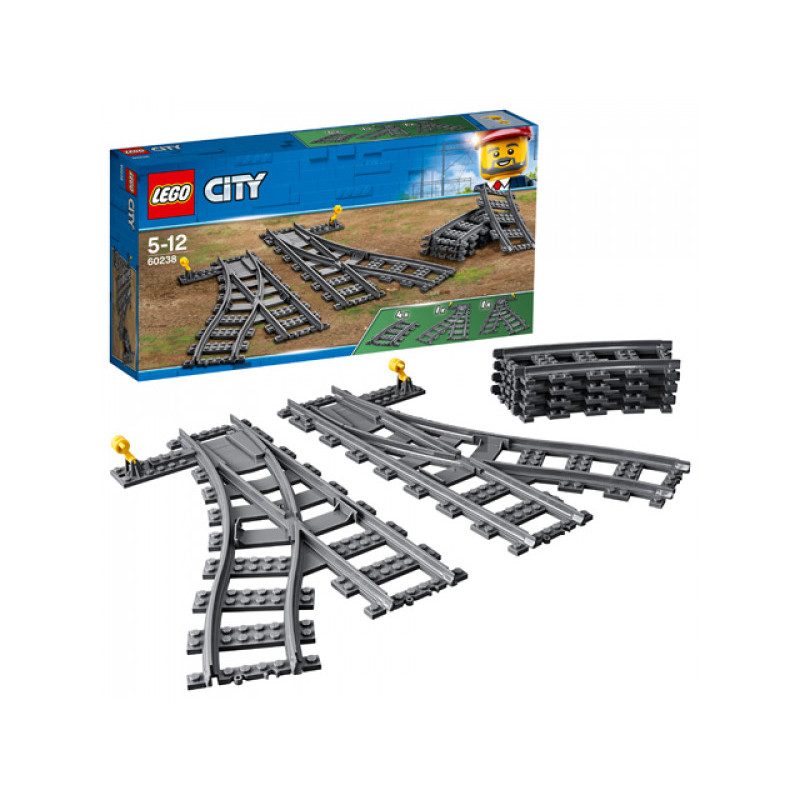 LEGO City - Les aiguillages. 8pcs (60238)