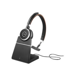 Jabra Evolve 65 SE Casque MS Mono avec socle de chargement+ Link 380a - 6593-833-399