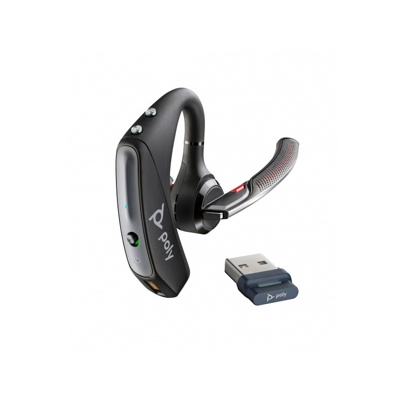 Poly Bluetooth Headset Voyager 5200 UC mit BT700 Dongle - 206110-102 Poly Bluetooth Headset Voyager 5200 UC mit BT700 Dongle - 206110-102