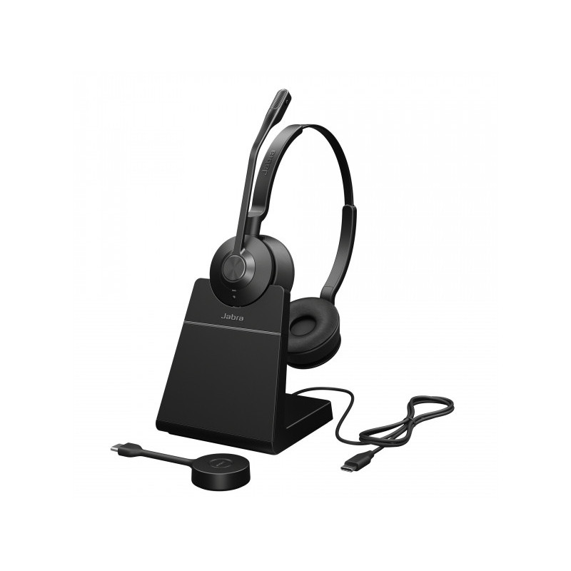 Jabra Engage 55 UC Casque stéréo avec socle de chargement 9559-435-111