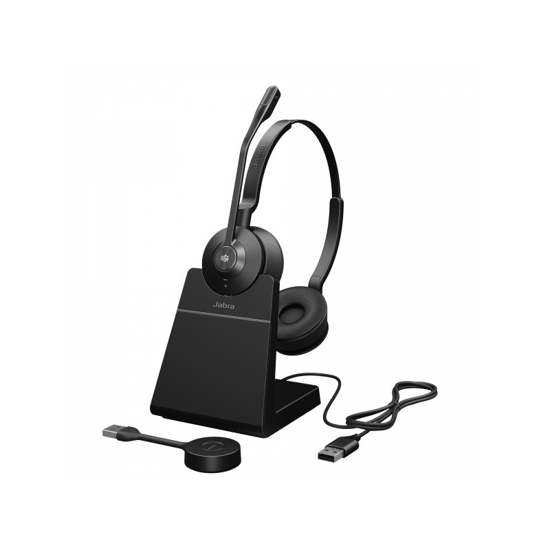 Jabra Engage 55 MS Casque stéréo USB-A avec support de chargement 9559-455-111 Jabra Engage 55 MS Casque stéréo USB-A avec support de chargement 9559-455-111