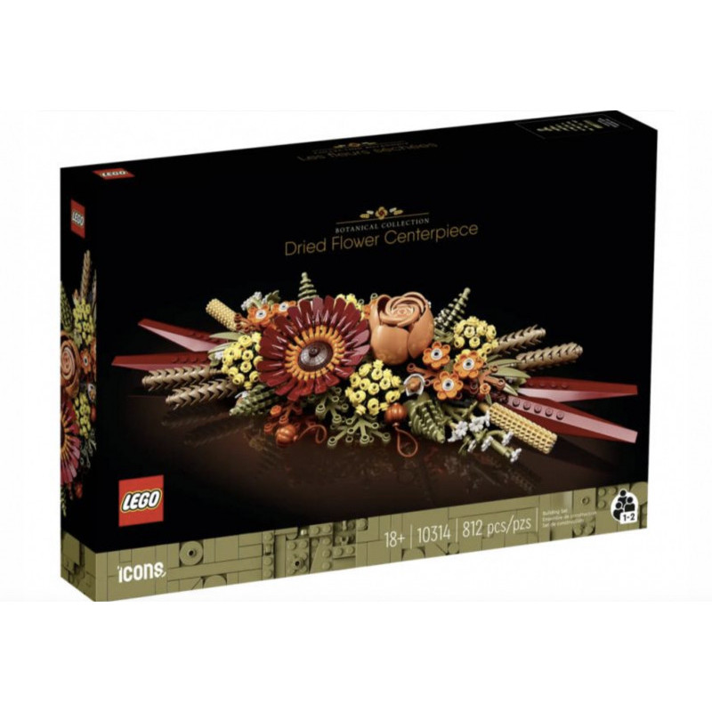 LEGO Botanical Collection - Le centre de table Fleurs séchées (10314)