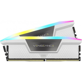 Corsair Vengeance RGB 32Go (2x16Go) DRAM DDR5 C40 Blanc CMH32GX5M2B5200C40W