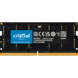 Crucial 32GB 1 x 32GB DDR5 4800MHz 262-pin SO-DIMM CT32G48C40S5