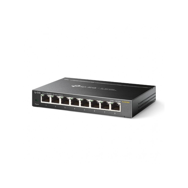 TP-LINK 8-Port 10/100/1000Mbit/s Desktop Switch TL-SG108S TP-LINK 8-Port 10/100/1000Mbit/s Desktop Switch TL-SG108S
