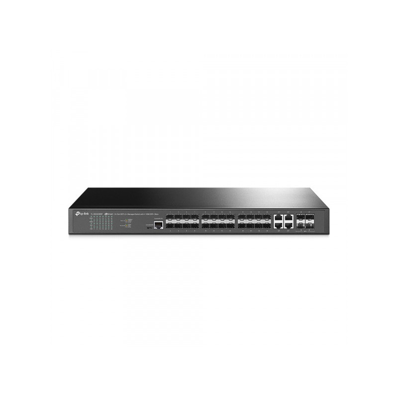 TP-LINK JetStream 24Port SFP L2+ Managed Switch TL-SG3428XF TP-LINK JetStream 24Port SFP L2+ Managed Switch TL-SG3428XF