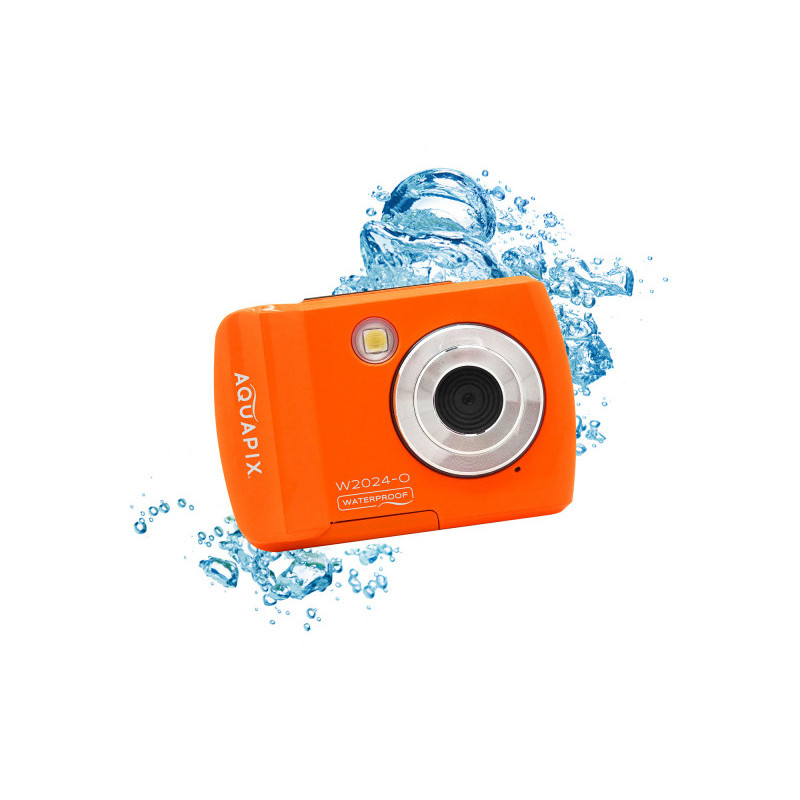 Easypix W2024 Splash appareil photo numérique caméra submersible (orange)