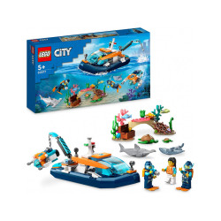 LEGO City - Le bateau d?exploration sous-marine (60377)