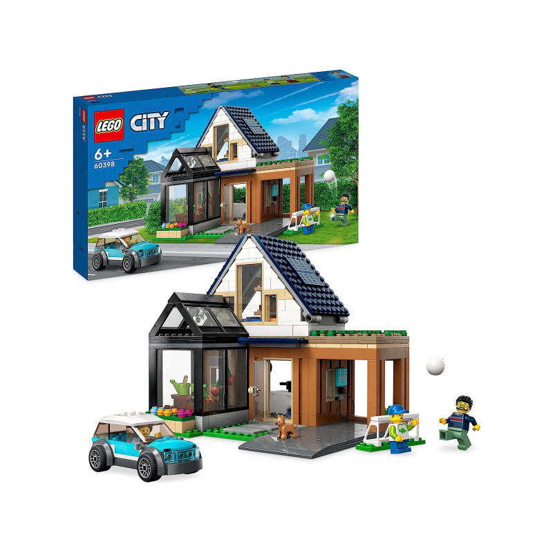 LEGO City - La maison familiale et la voiture électrique (60398)