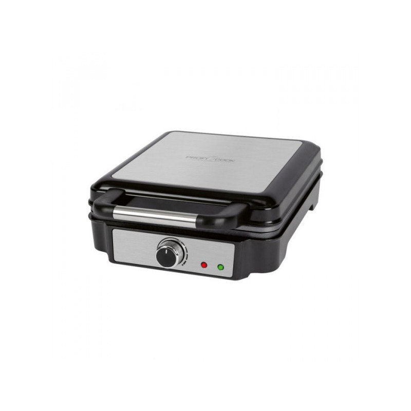 ProfiCook Machine à gaufres PC-WA 1241 en acier inoxydable.