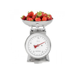 ProfiCook Balance de cuisine rétro PC-KW 1247 en acier inoxydable.