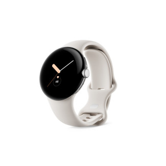 Google Pixel Montre connectée  Argent poli / Craie Wi-Fi GA03182-DE