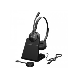 Jabra Engage 55 MS Casque stéréo USB-C avec support de charge EMEA/APAC 9559-475-111