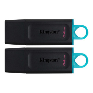 Kingston DataTraveler Exodia USB Flash 2er Pack 64GB Black Teal DTX/64GB-2P