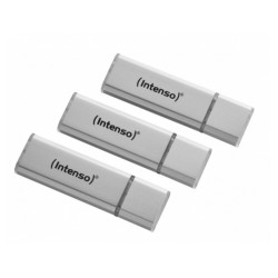 Intenso USB Flash Drive Alu Line 16 Go Argent (3421473) pack triple