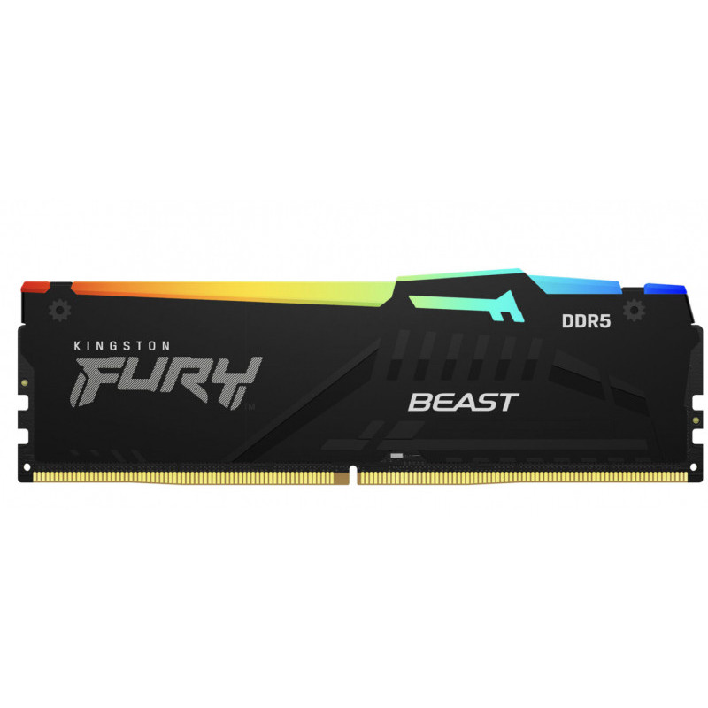 Kingston Fury Beast RGB 2 x 32GB DDR5 6000MT/s CL40 DIMM KF560C40BBAK2-64